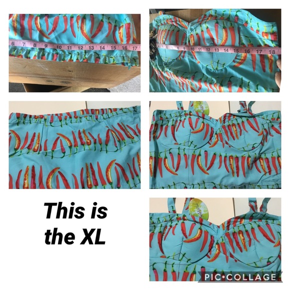 Cute chili pepper crop top - Picture 4 of 6